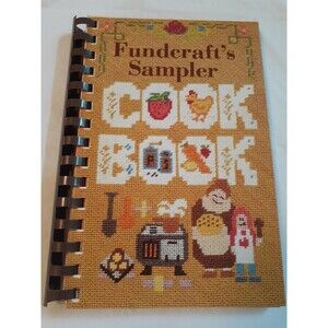 Vtg Fundcraft's Sampler Cook Book Demo Cookbook For Fundraisers 1978 Has Recipes